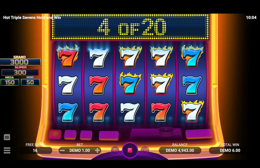 Hot Triple 7s Hold And Win Slot Evoplay