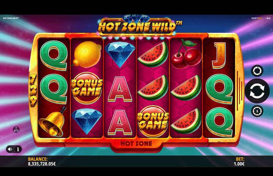 Win Up To 10,000x Your Bet Whilst Playing The Hot Zone Wild Online Slot From Game Provider Isoftbet