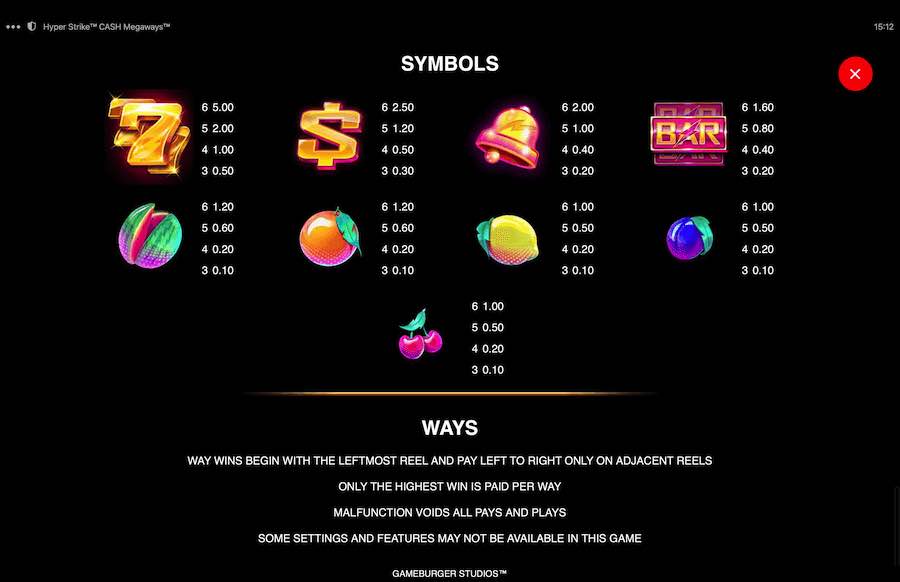 Hyper Strike Cash Megaways Slot Free Spins Feature