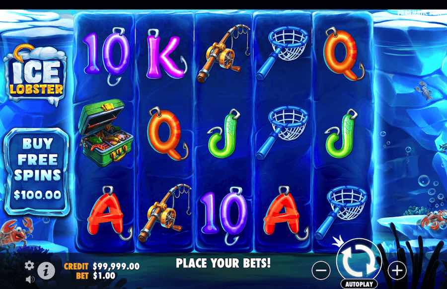 Ice Lobster Slot Base Game