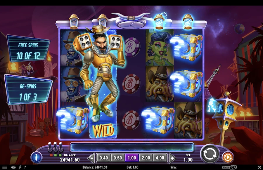 Slot Pembalasan Dendam di Mars yang Menyerang Vegas Play'n GO