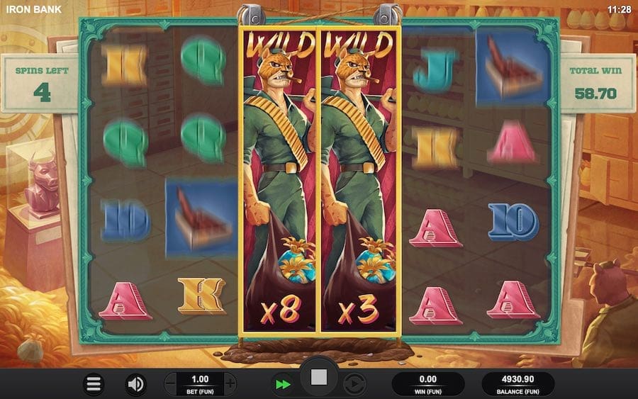 Wilds That Land On Reels 3 & 4 Will Expand And Also Have A Chance To Increase In Multiplier Value