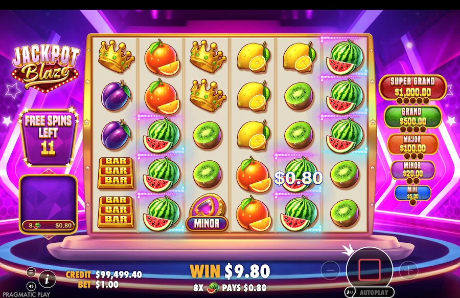 Jackpot Blaze Slot Pragmatic Play