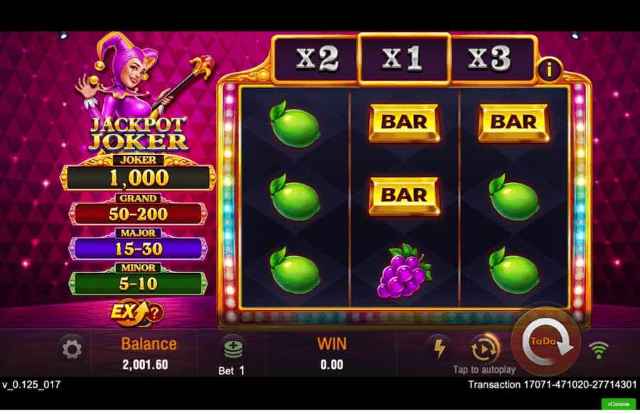 Jackpot Joker Slot Base Game