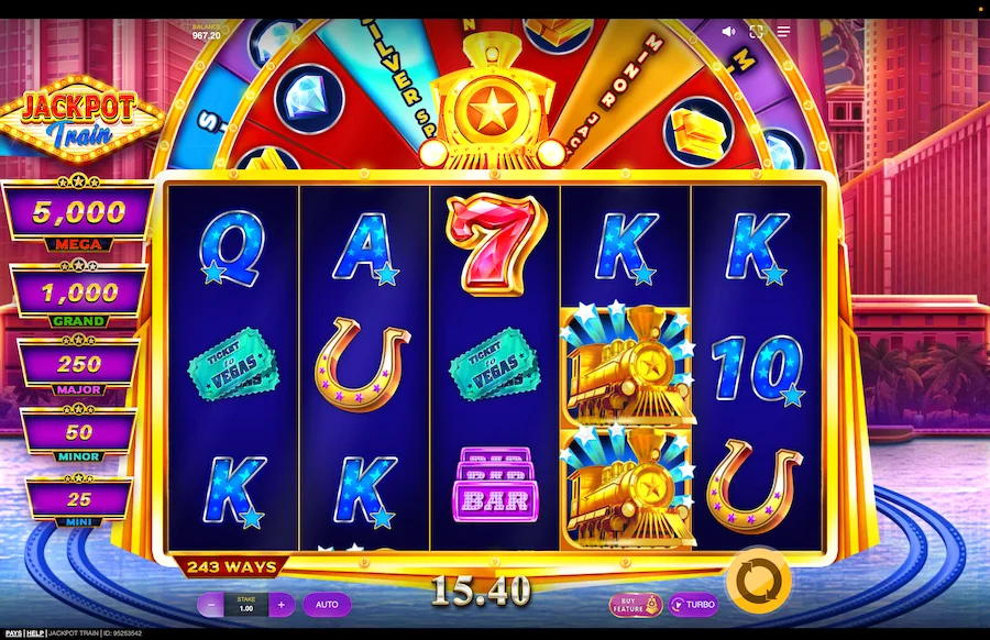 Jackpot Train Gameplay