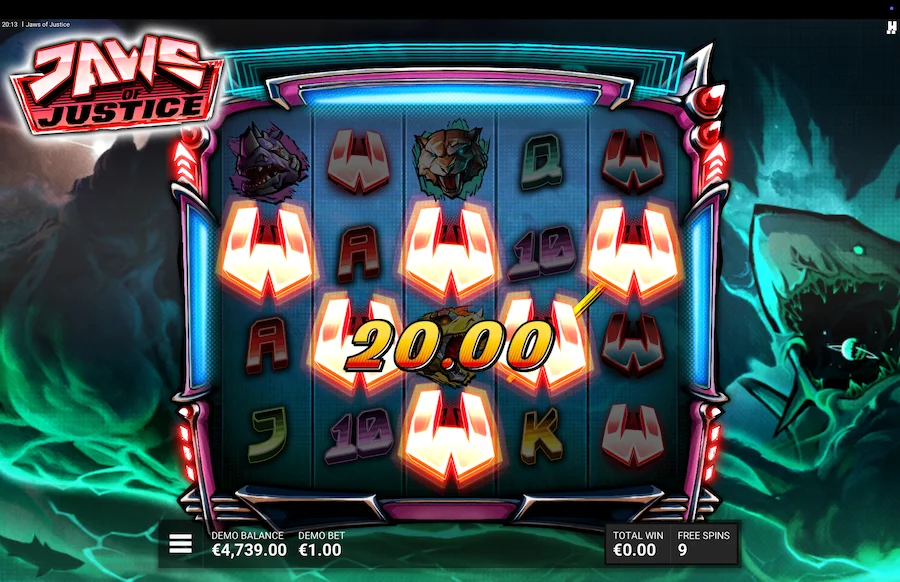 Jaws Of Justice Slot Hacksaw Gaming
