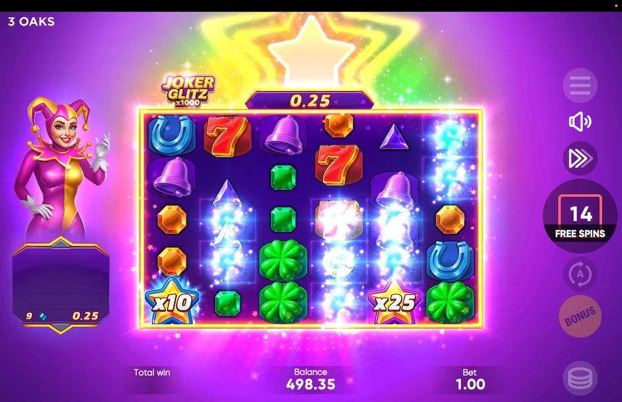Joker Glitz X1000 Gameplay