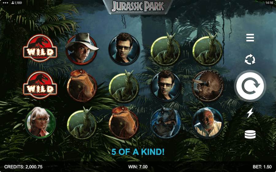 Play With 5 Reels, 243 Paylines, And Win Up To 6,333x Your Bet On Microgaming's Jurassic Park Online Slot