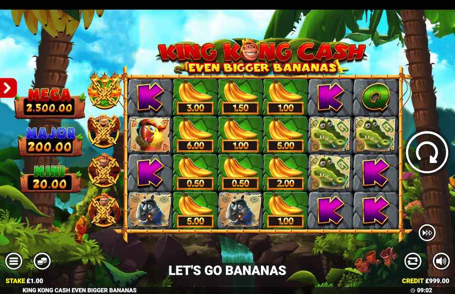 King Kong Cash Even Bigger Bananas Base Game