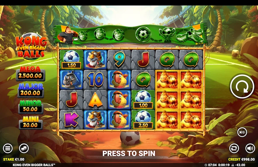 King Kong Even Bigger Balls Slot Blueprint Gaming