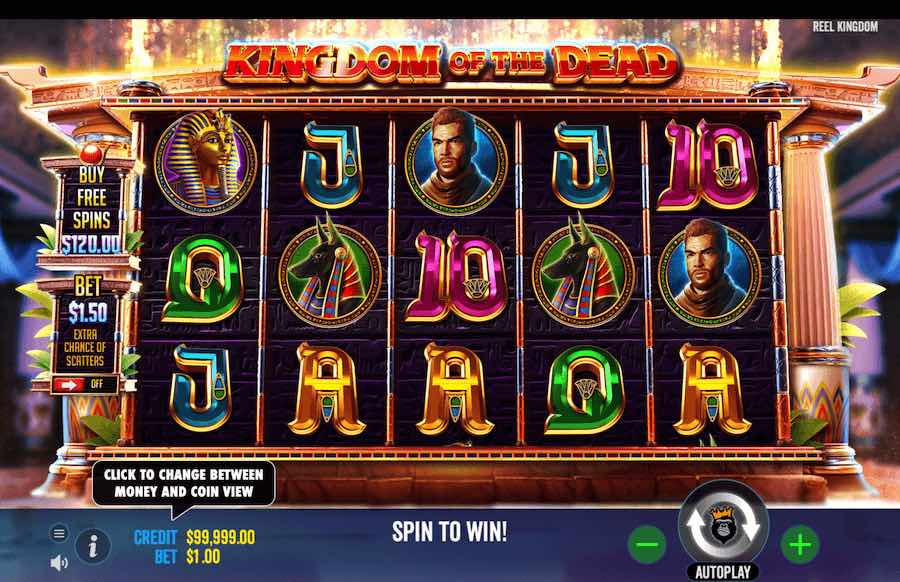 Kingdom Of The Dead Slot Base Game