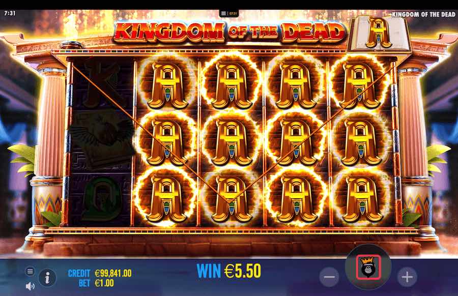 Kingdom Of The Dead Slot Free Spins Feature 