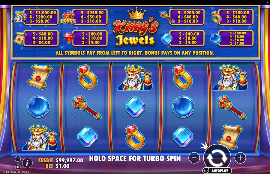 Kings Jewels Gameplay