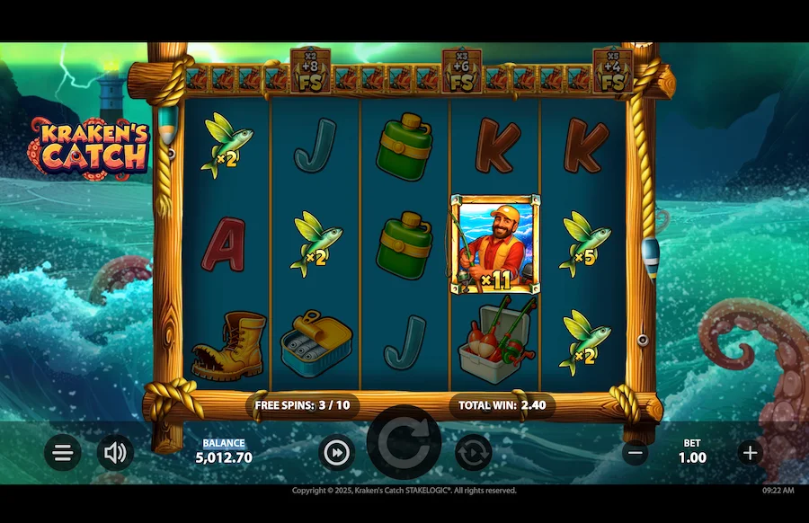 Krakens Catch Slot Stakelogic