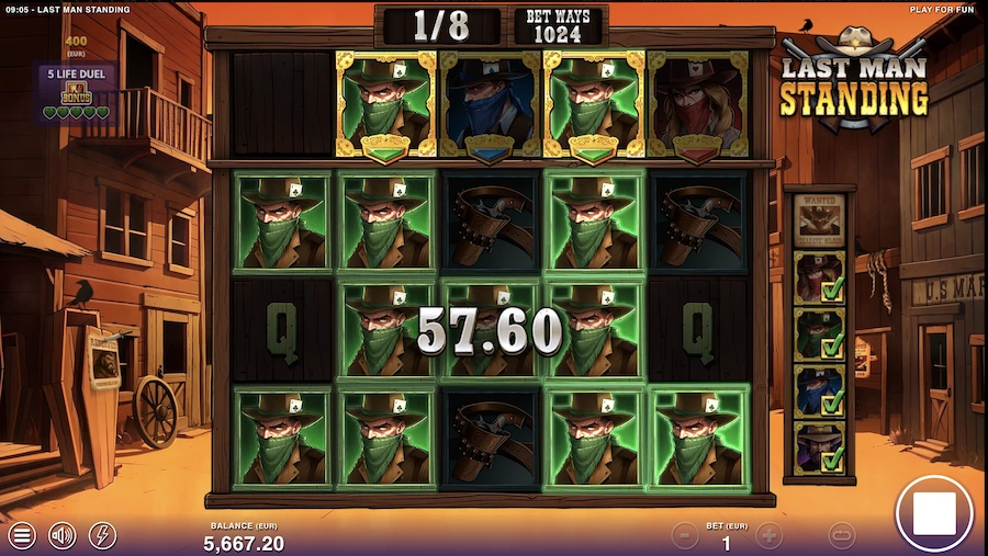 Last Man Standing slot Slotmill