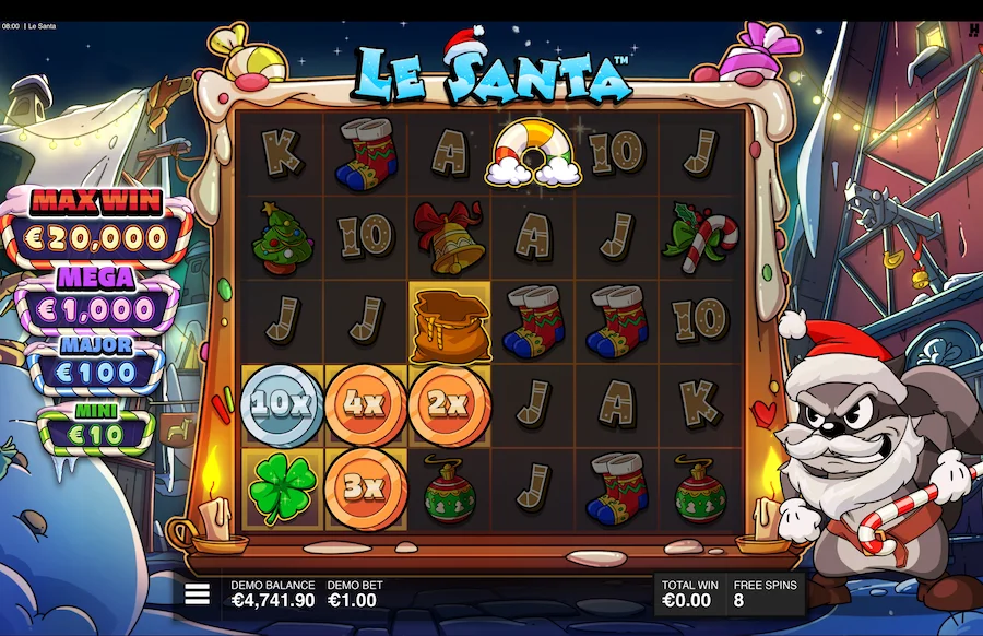 Le Santa Slot Hacksaw Gaming