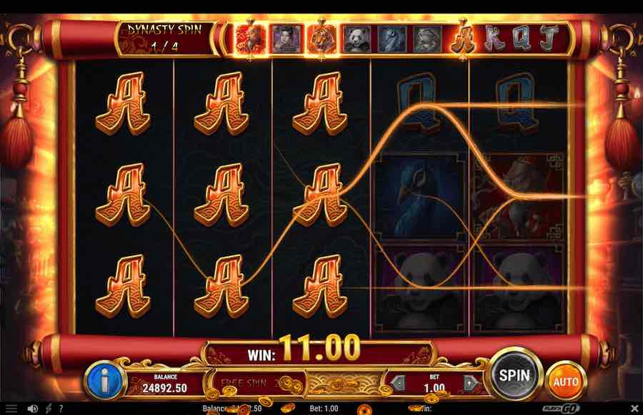 Legacy Of Dynasties Free Spins Feature