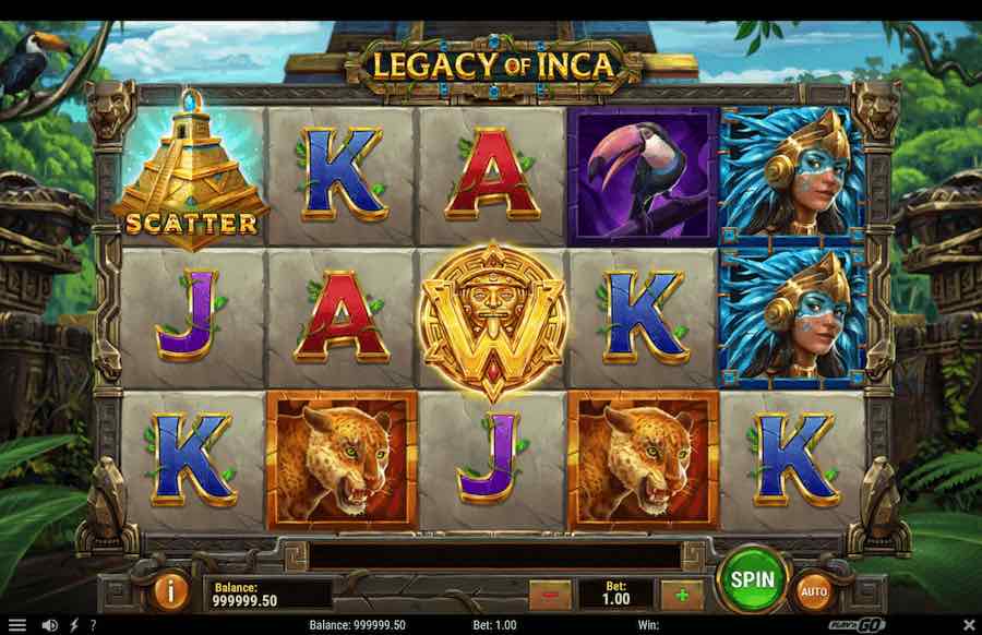 Legacy Of Inca Slot Base Game