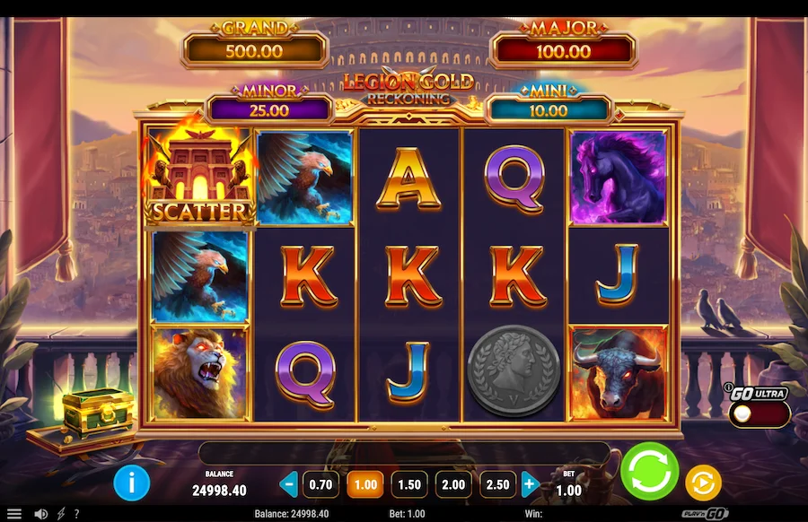 Slot Perhitungan Emas Legiun Play'n GO