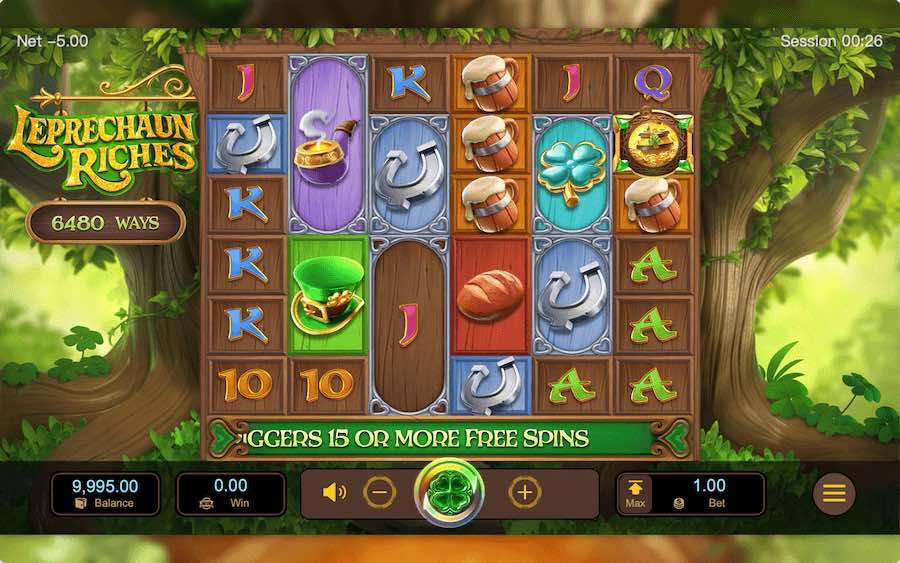 Leprechaun Riches Slot Base Game