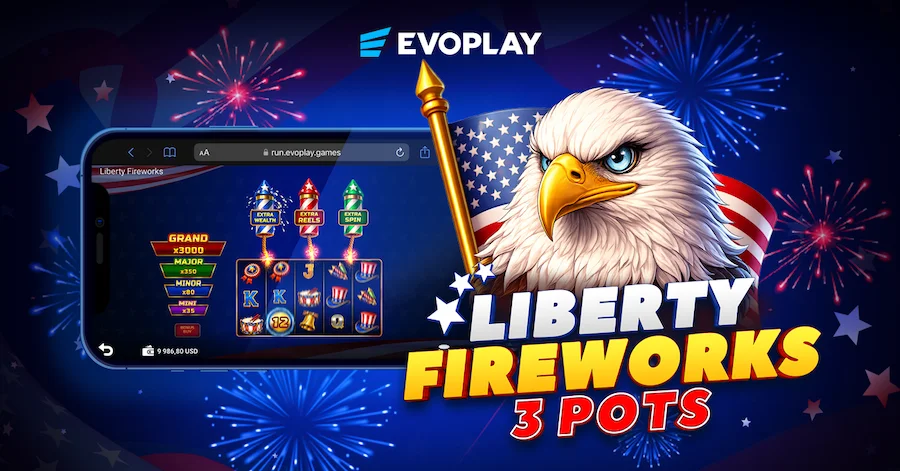 Liberty Fireworks 3 Pots Evoplay
