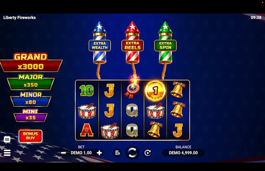 Liberty Fireworks 3 Pots Gameplay