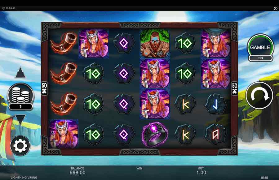 Lightning Viking Slot Base Game
