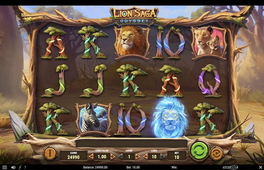 Lion Saga Odyssey slot Play'n GO