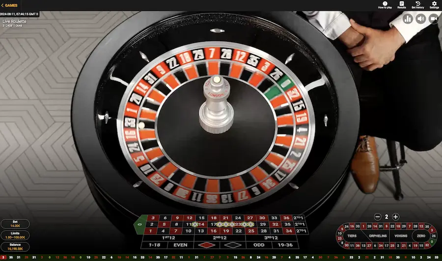 Live Roulette Betgames