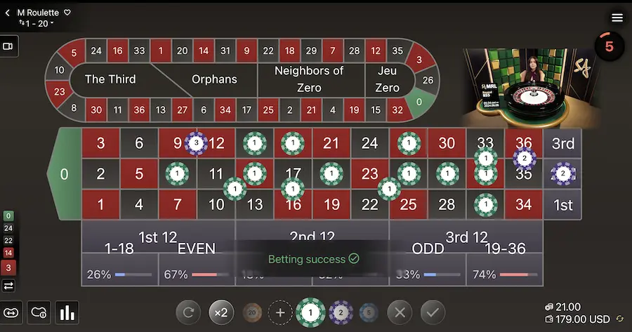 Live Roulette Sa Gaming