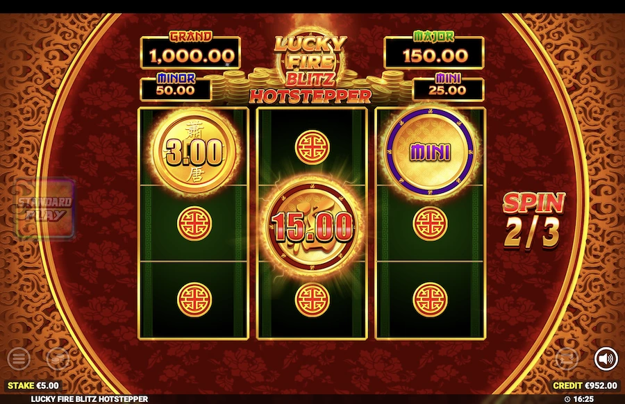 Lucky Fire Blitz Hotstepper Slot Blueprint Gaming