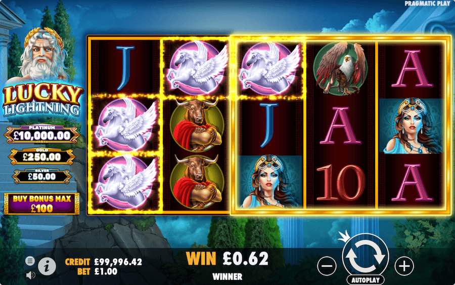 Play With 5 Reels, 243 Paylines, And Win Up To 10,100x Your Bet In Lucky Lightning Slot From Pragmatic Play