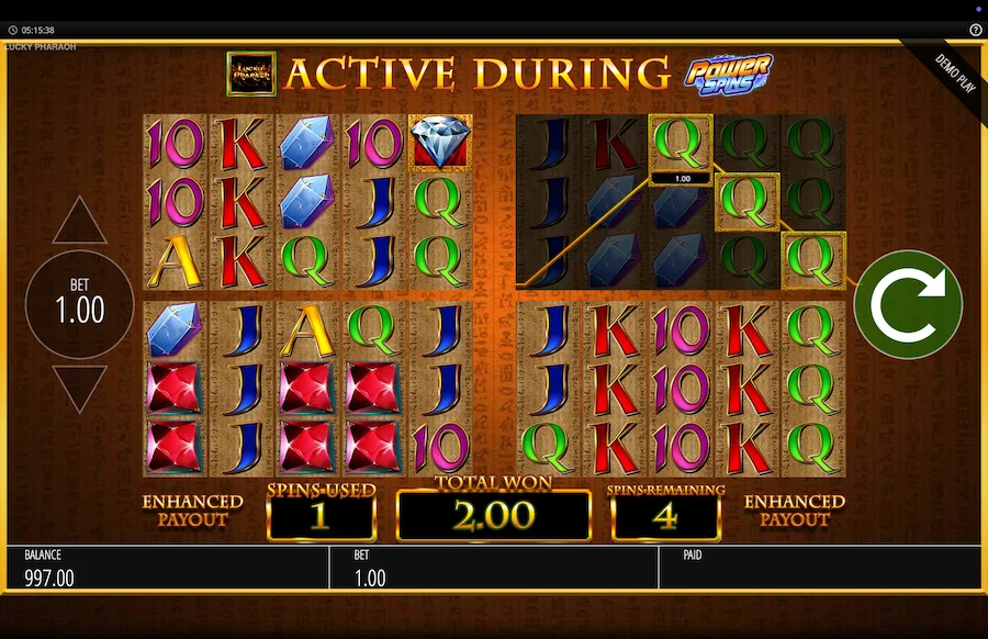 Lucky Pharaoh Power Spins Slot