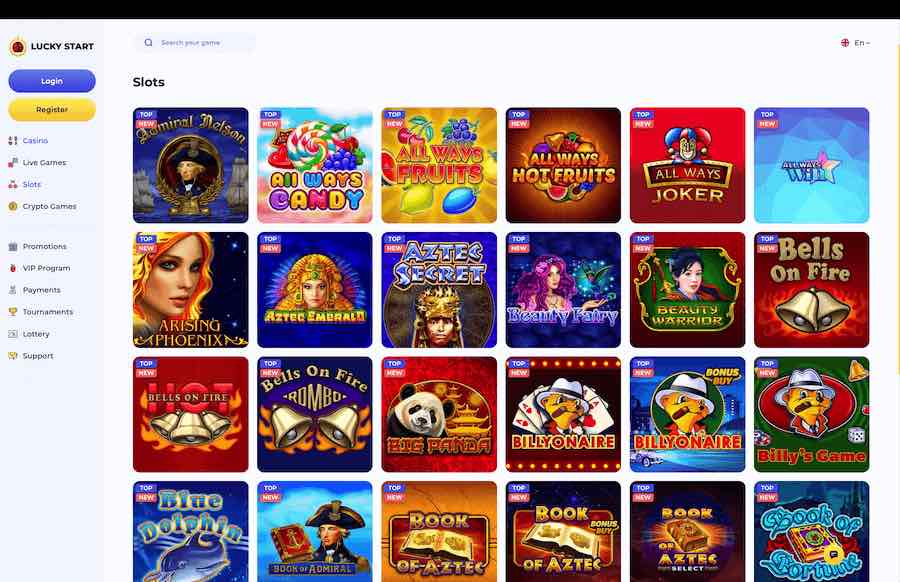 Lucky Start Casino Slots