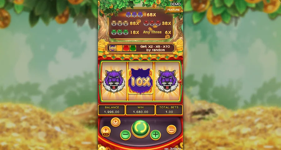 Luxury Golden Panther Slot Fa Chai