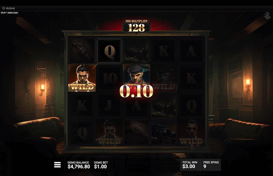 Mafia Clash Free Spins Feature