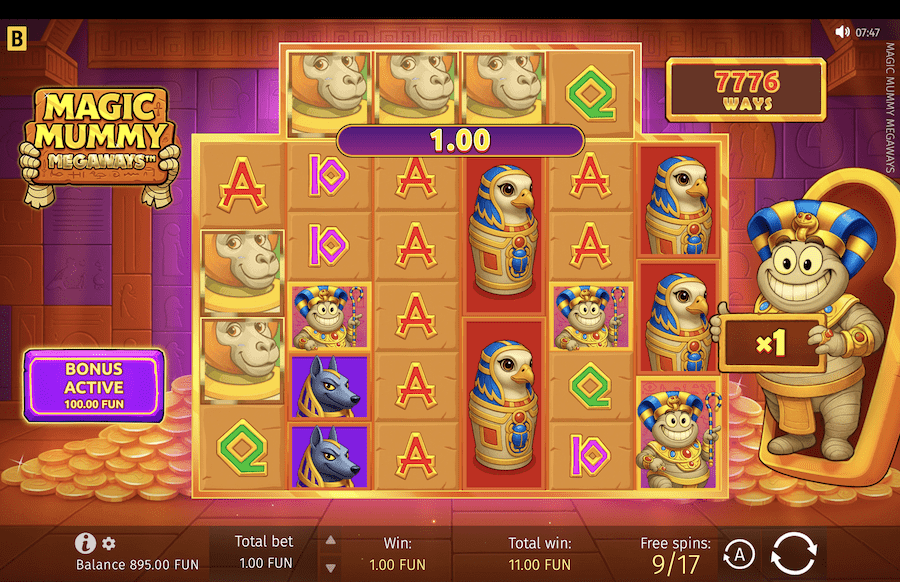 Magic Mummy Megaways Gameplay