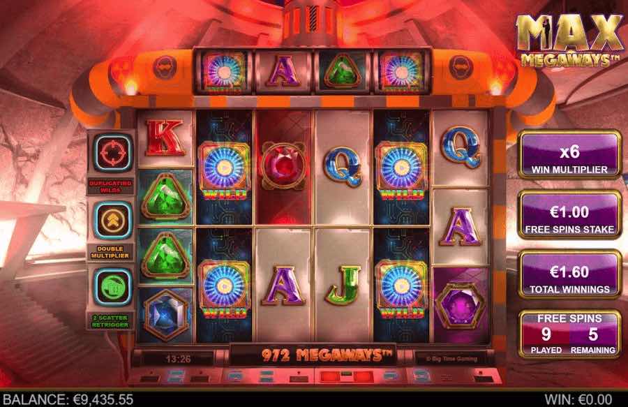 Masuk ke Fitur Putaran Gratis Di Slot Video Max Megaways Dalam Mode Normal Atau Mode yang Ditingkatkan Di Mana Anda Dapat Memilih Pengubah Tambahan