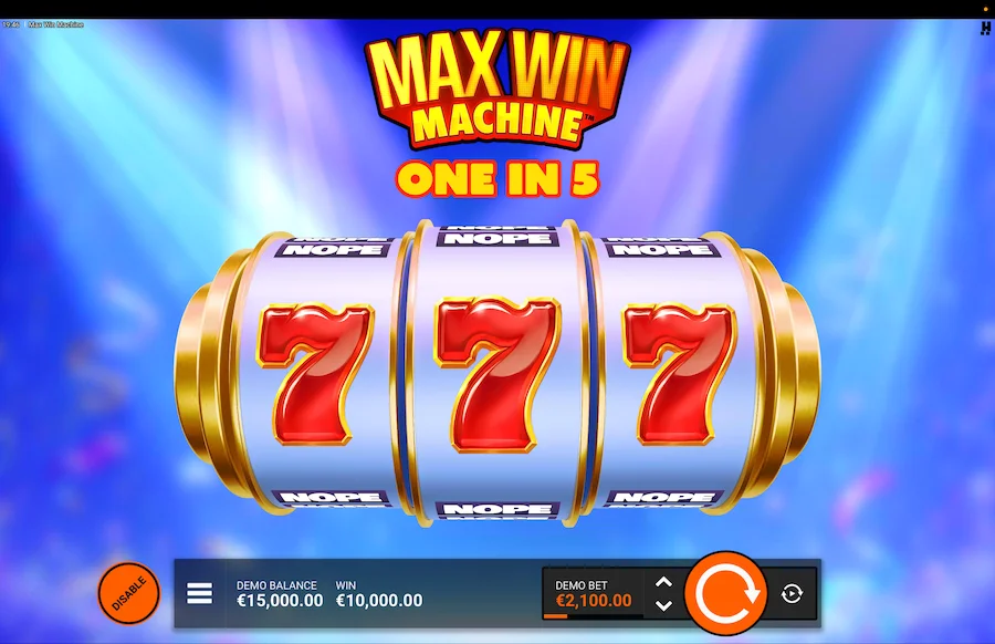 Max Win Machine Gameplay