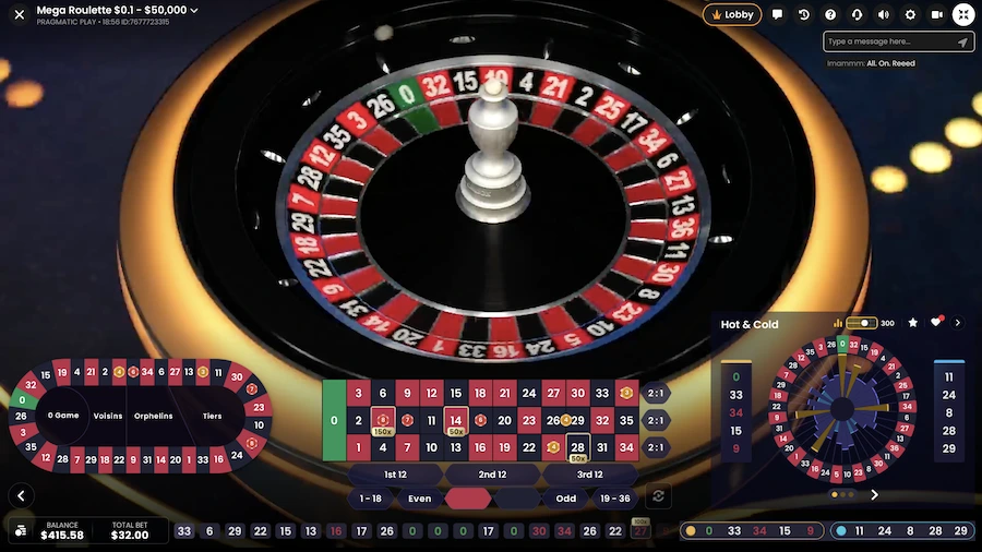 Rolet Mega Pragmatic Play