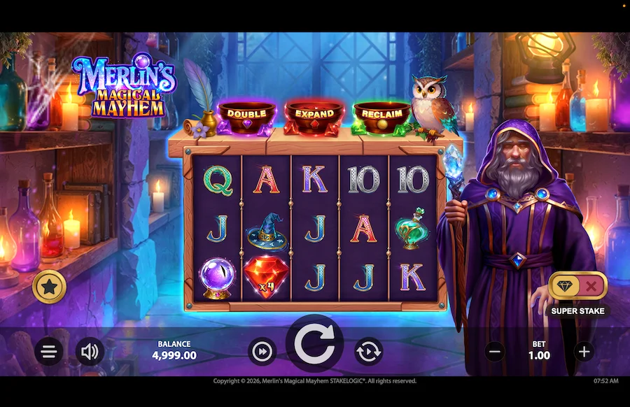 Merlins Magical Mayhem Gameplay