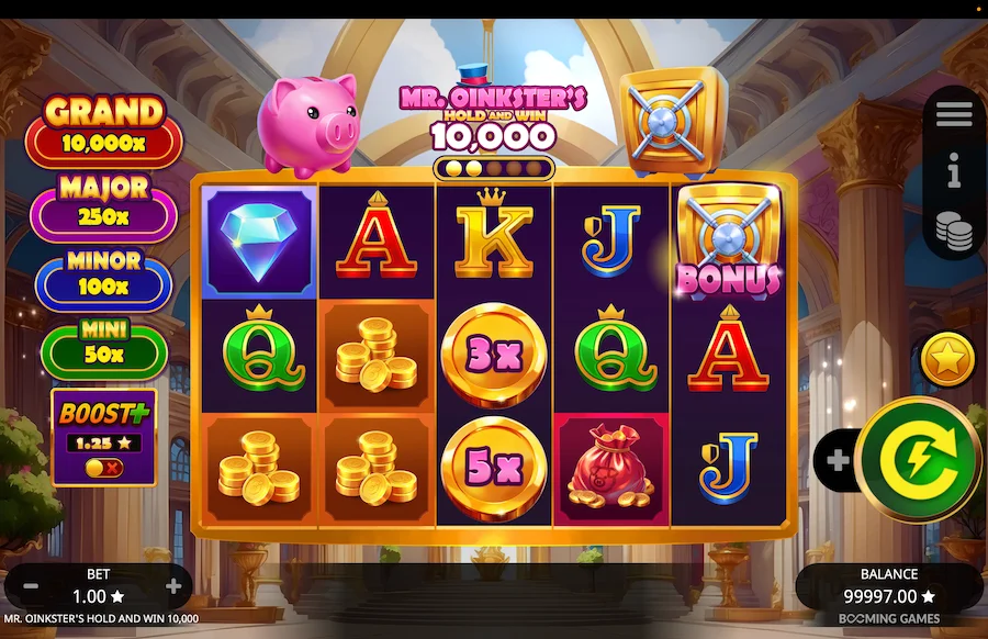 Mr Oinksters Hold And Win 10000 Gameplay