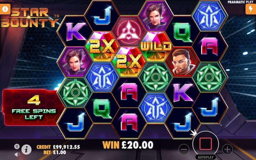 Multiplying Wilds Can Appear Via The Missile Feature During The Free Spins On Space Bounty