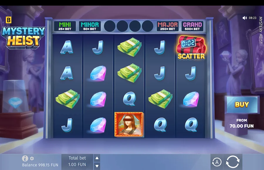 Mystery Heist Slot BGaming
