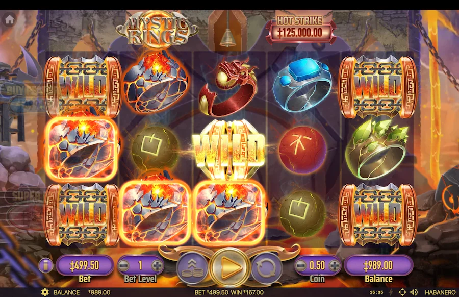 Mystic Rings Slot Habanero Games