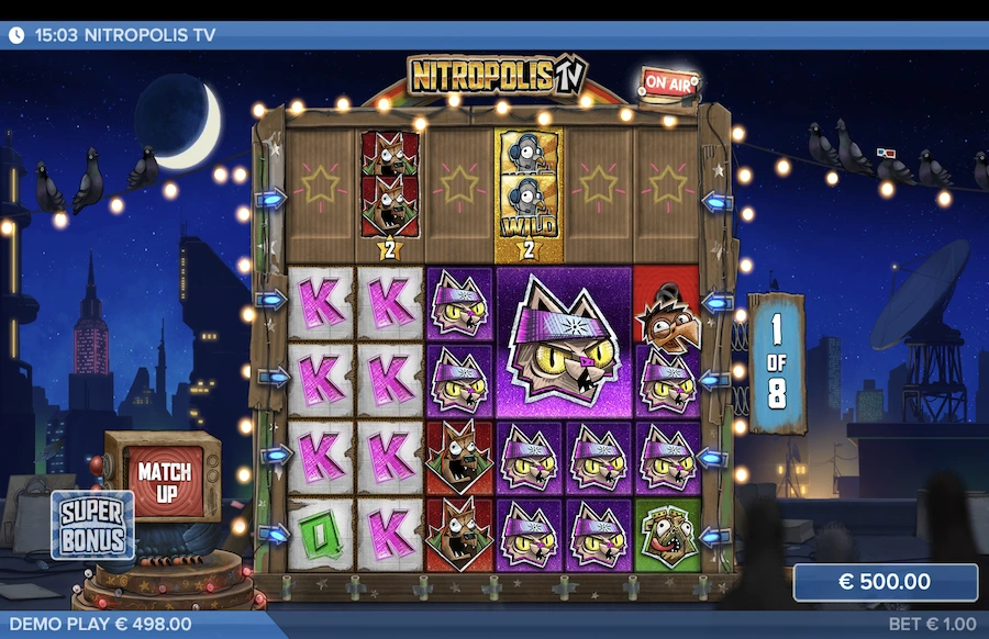 Nitropolis Tv Slot Elk Studios