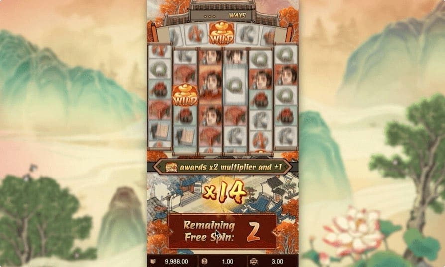 Oriental Prosperity slot free spins feature