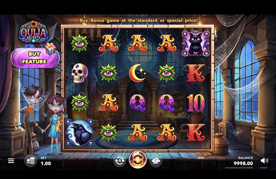 Ouija Secrets slot Mascot Gaming