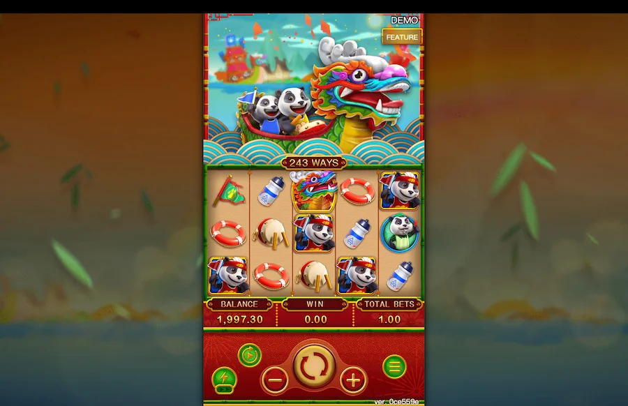 Panda Dragon Boat Slot Fa Chai Gaming