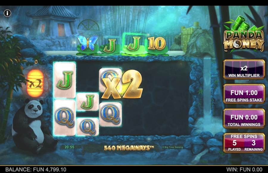 Fitur Putaran Gratis Slot Uang Panda 